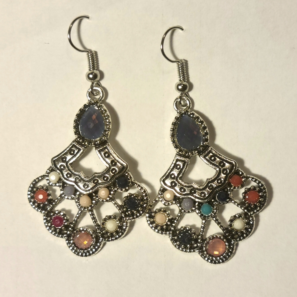 Rhinestone Chandelier Earrings